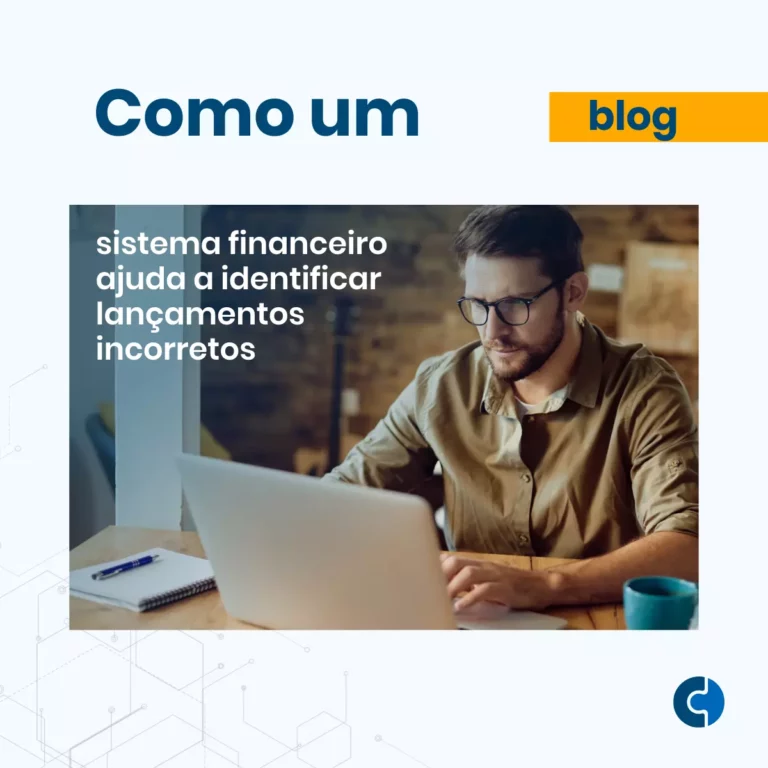 Como um sistema financeiro ajuda a identificar lançamentos incorretos